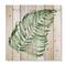 Designart - Tropical Leaf Of Monstera II - Farmhouse Print on Natural Pine Wood